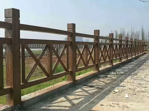 仿木栏杆水泥栏杆多少钱一米(3)