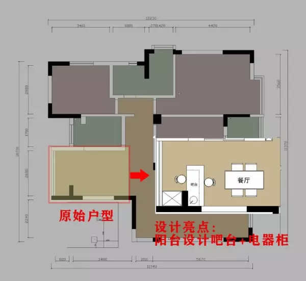平层装修中西厨怎么做的(26)