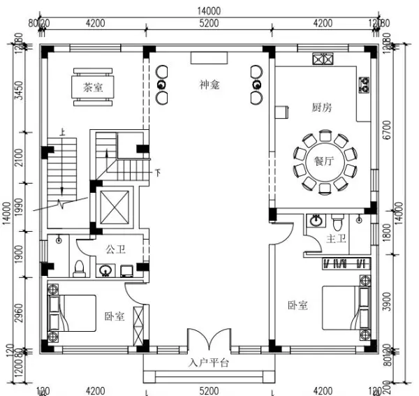 农村别墅设计图纸及效果图大全(20)