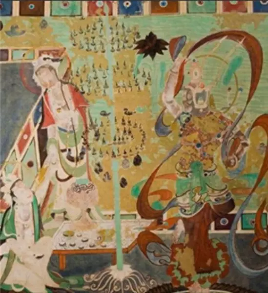 西夏时期敦煌莫高窟的装饰图案是宋辽与西夏的什么建筑彩画装饰(1)