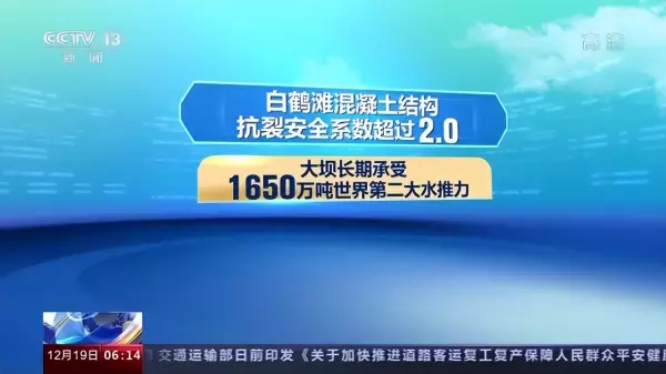 白鹤滩水电站的枢纽工程技术哪些是世界第一(6)