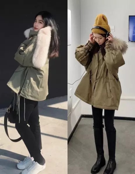 白色派克服配什么颜色裤子好看(2)