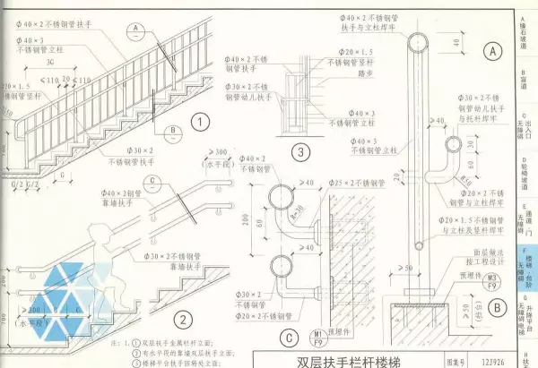 03j926无障碍坡道及扶手的图集道客巴巴(40)