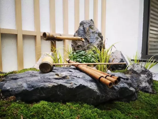 日式庭院中水流的竹子叫什么(13)