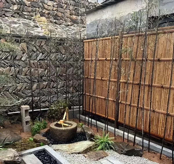 日式庭院中水流的竹子叫什么(18)