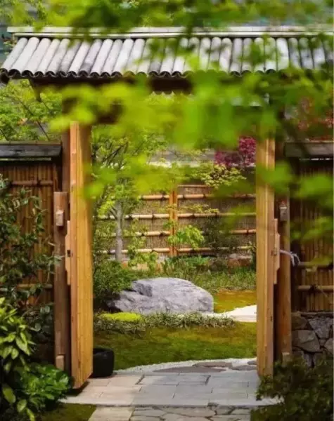 日式庭院中水流的竹子叫什么(5)