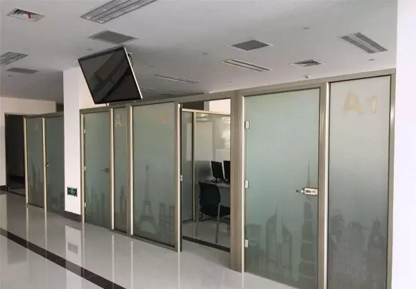 玻璃门维修地弹簧怎么调高低(4)