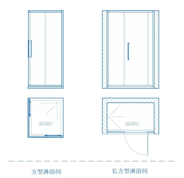 淋浴房尺寸800*800小吗(2)