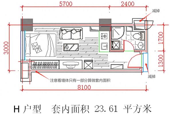 套内面积算墙体吗还是只算空间.