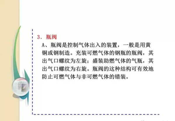 各种气瓶的存放必须距离明火几米(49)