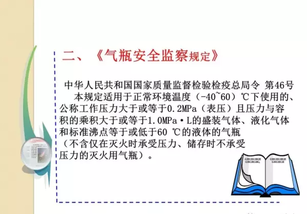 各种气瓶的存放必须距离明火几米(52)