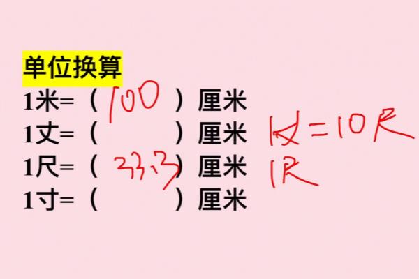 5尺是多少米多少厘米.