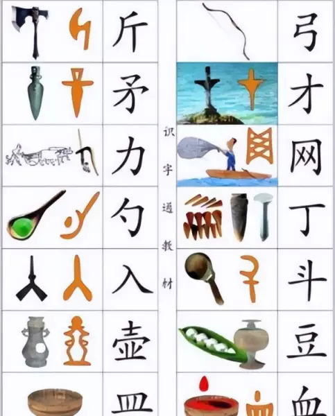 日月山水口用象形字怎么画(4)