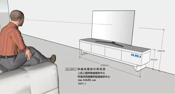 电视离地高度标准尺寸(2)