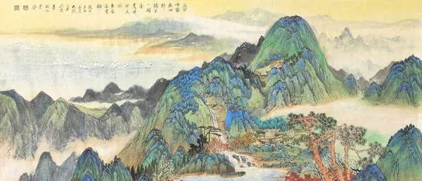万里雄风国画图挂客厅有什么说法(1)