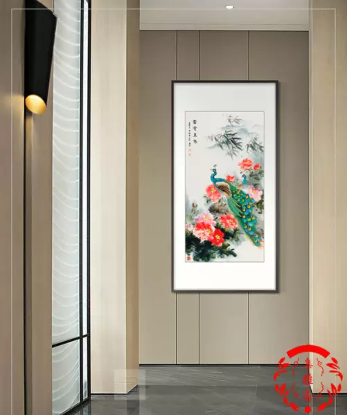 走廊尽头玄关画挂什么图最好(4)