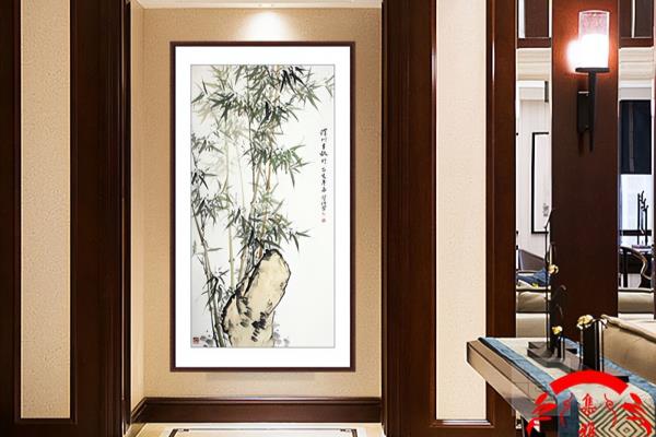 走廊尽头玄关画挂什么图最好.
