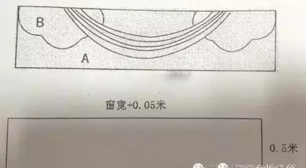 水波帘头裁剪制作方法(2)