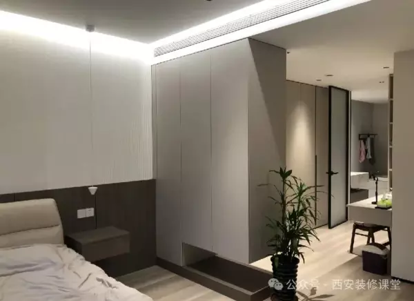 主卧带衣帽间和卫生间怎么布局合理(13)