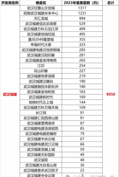 武汉金地艺境2012年开盘价格(2)