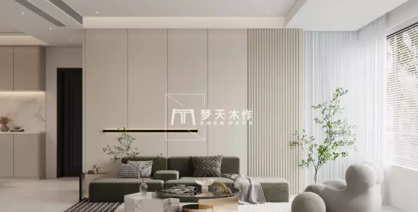 黑木纹墙板配什么样的门(4)