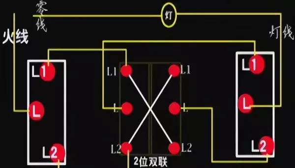 三联单控开关控制三个灯怎么接线(2)