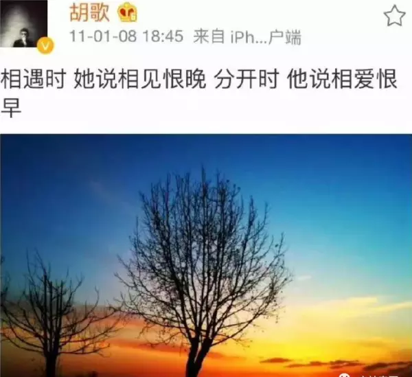 胡歌最后给杨幂的博客备注是什么(69)