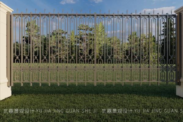 围墙设计效果图大全.