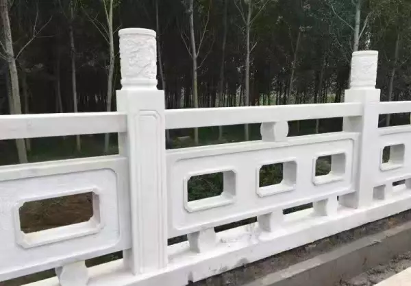 汉白玉栏杆是天然石材还是人工加工的(4)