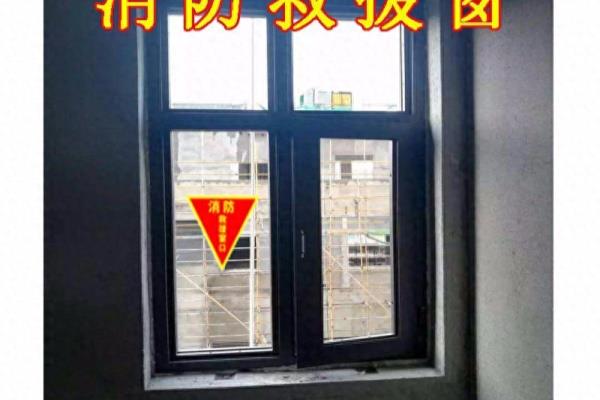 防火门标识正确贴法.