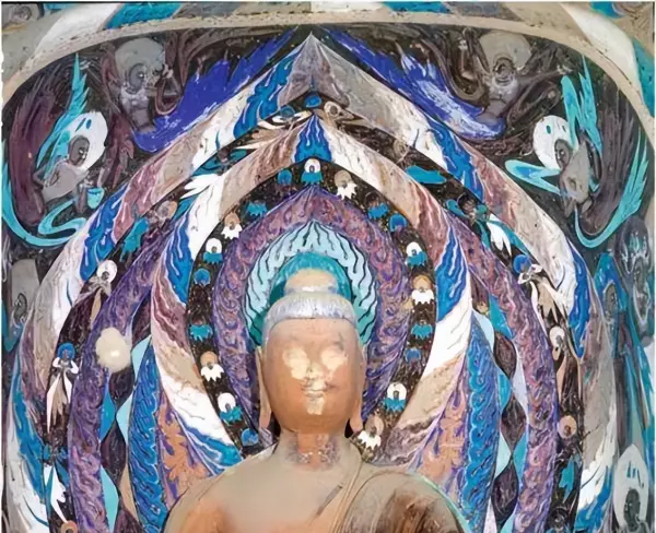 下列哪项绘画彩绘作品的家具上出现火焰纹这一来自佛教的纹样(2)