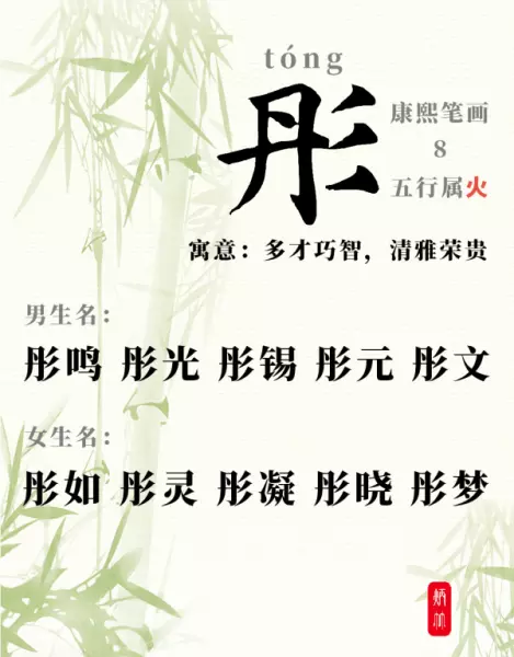 宇彤名字的含义和寓意(3)
