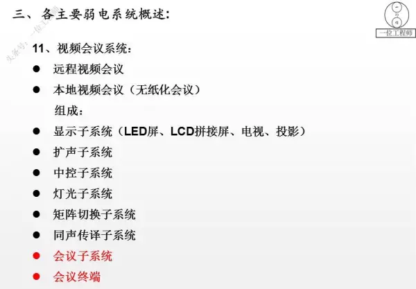 强电弱电的区别,分别包含哪些具体系统(28)