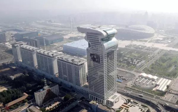 北京盘古大观为什么拆除龙头(2)