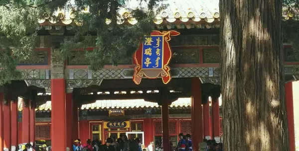 御花园中的堆秀山位于钦安殿的哪个方位(11)