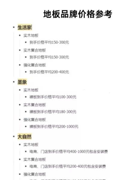 十大实木地板品牌排行(10)