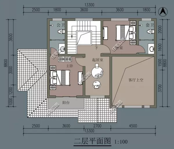 美式田园风格新房家装效果图大全(24)
