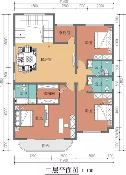 美式田园风格新房家装效果图大全(9)