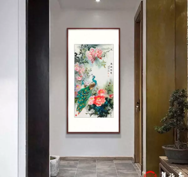 玄关画挂什么图最好最旺入门玄关画(1)