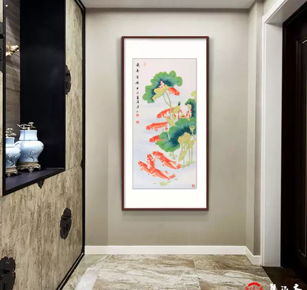 玄关画挂什么图最好最旺入门玄关画(3)