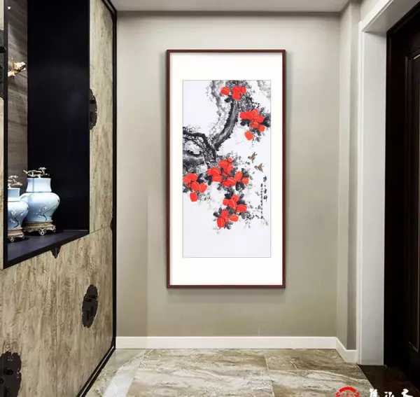 玄关画挂什么图最好最旺入门玄关画(4)