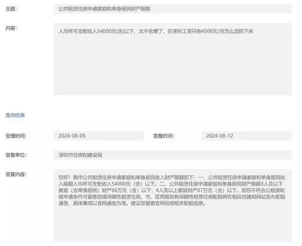 深圳公租房价格(3)