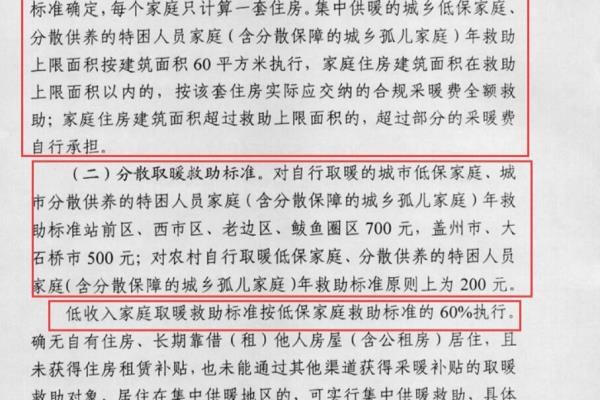 取暖费发放标准与规定(最新)文件.