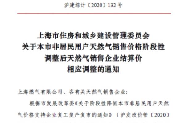 上海工业天然气价格.