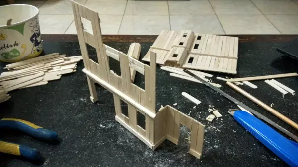 玛利亚别墅模型制作过程(25)