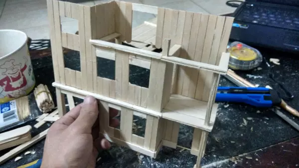 玛利亚别墅模型制作过程(29)