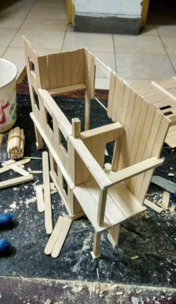 玛利亚别墅模型制作过程(30)