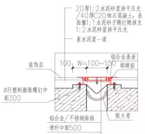 变形缝图集做法(6)