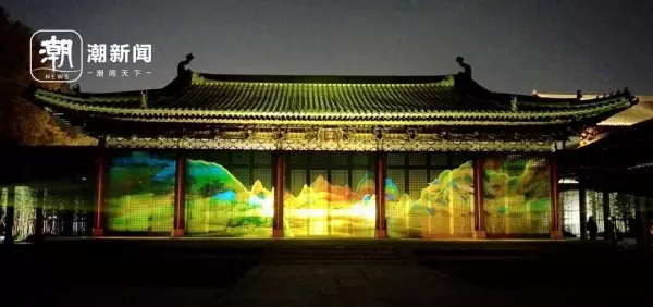 艺术灯光秀中展现浙博哪几件镇馆之宝(1)
