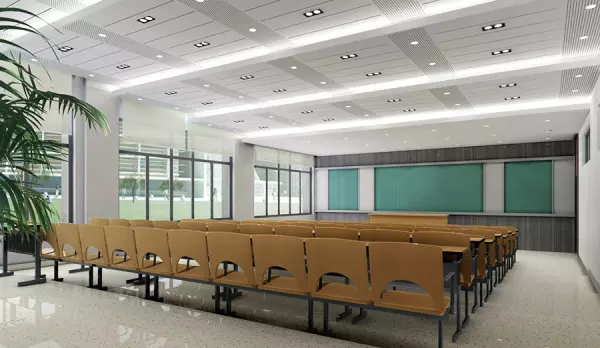 学校的阶梯教室做成阶梯型的原因是?(18)